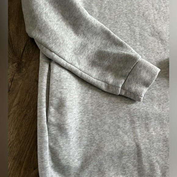 2/$20 mini sweatshirt dress heather gray pockets SHEIN women’s size large grey - Picture 4 of 9